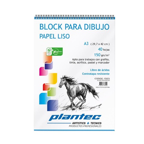 PLANTEC BLOCK 120 GR. X 40 HOJAS
