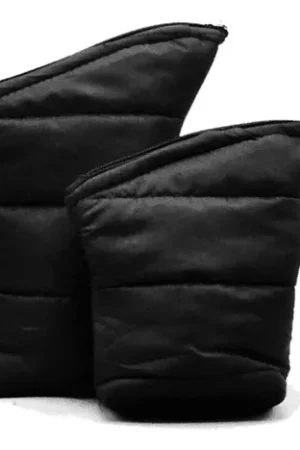 YERBERA DE NYLON NEGRA Y MARRON