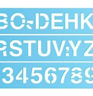 PLANTEC LETRA Y NUMERO 50 MM