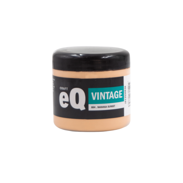 PINTURA VINTAGE EQ NARANJA SUNSET 604