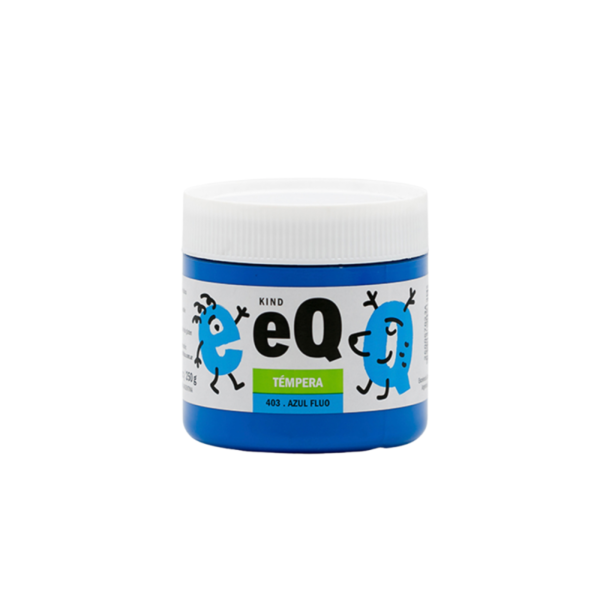 TEMPERA 200 CC EQ AZUL FLUO 403