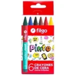 LAPICERAS DE CERA - FILGO CRAYONES DE CERA X 6