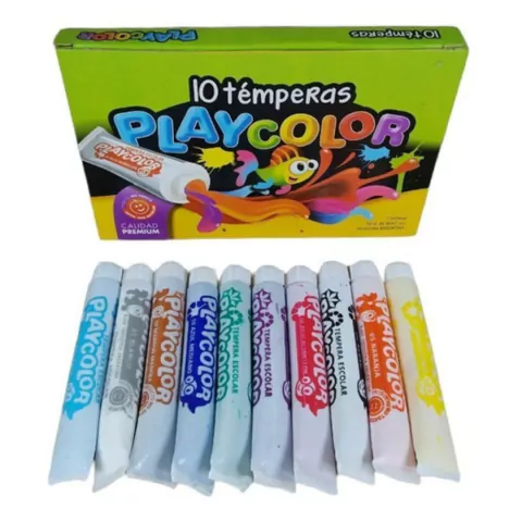 TEMPERA PLAYCOLOR X 10 X COLOR