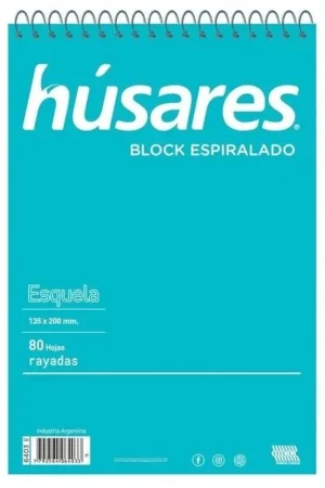 BLOCKS HUSARES ESPIRALADO A5