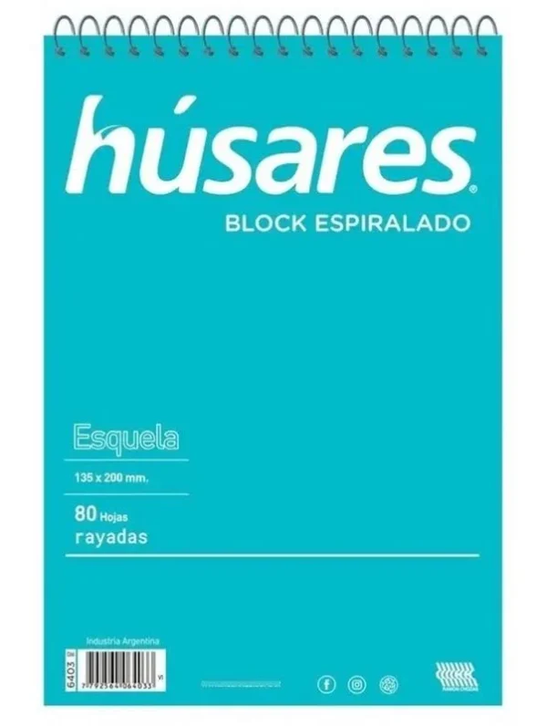 BLOCKS HUSARES ESPIRALADO A5