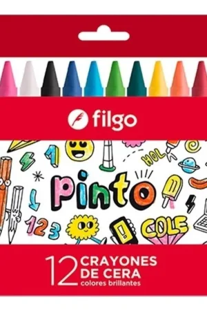 LAP. CERA CRAYONES FILGO X 12 COLORES