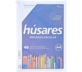 REPUESTO HUSARES A4 X 48 RAYADO